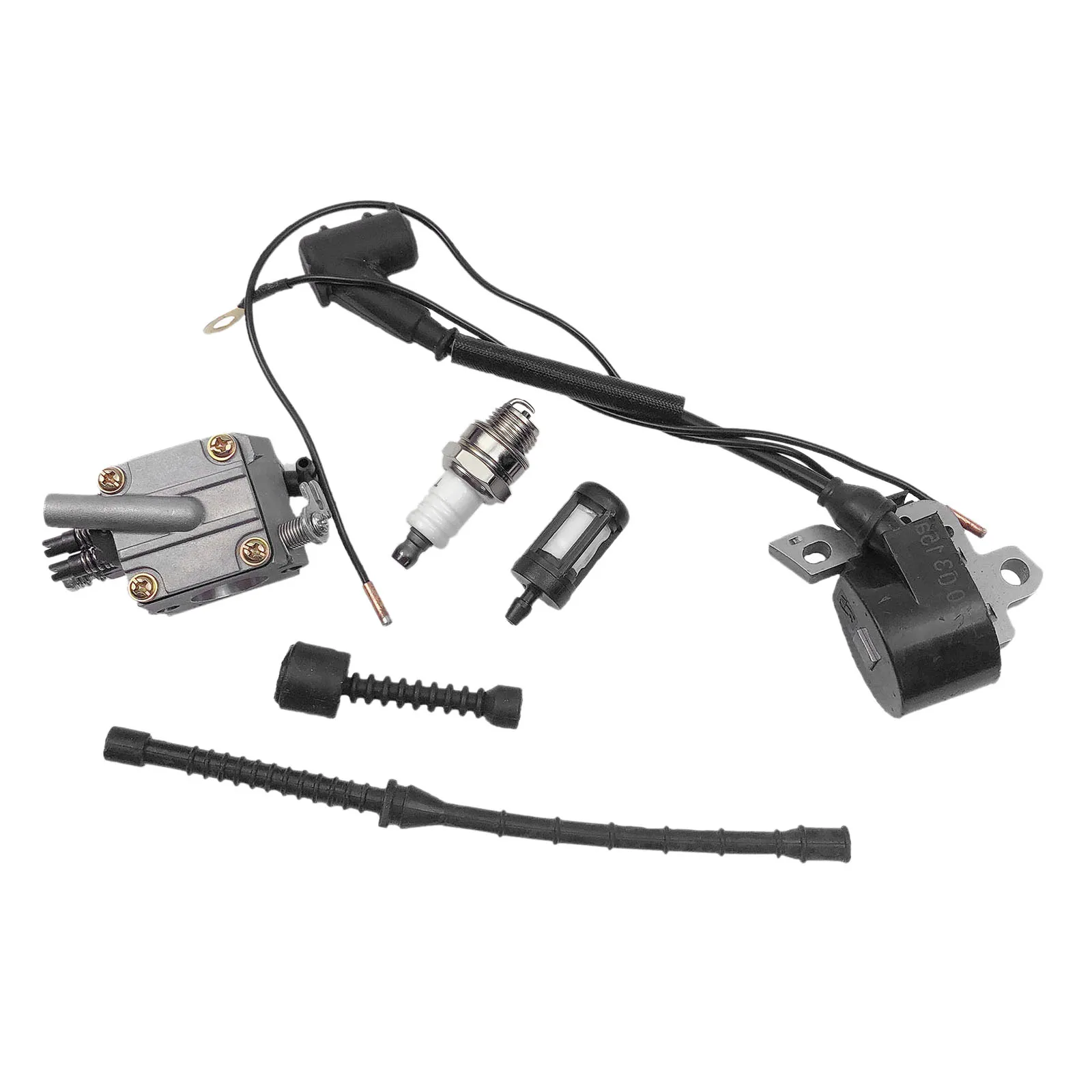 Tool parts Carburetor Ignition Coil & Fuel Line /Filter Spark Plug For STIHL Chain Saw 038 MS380 MS381 038 AV SUPER MAGNUM