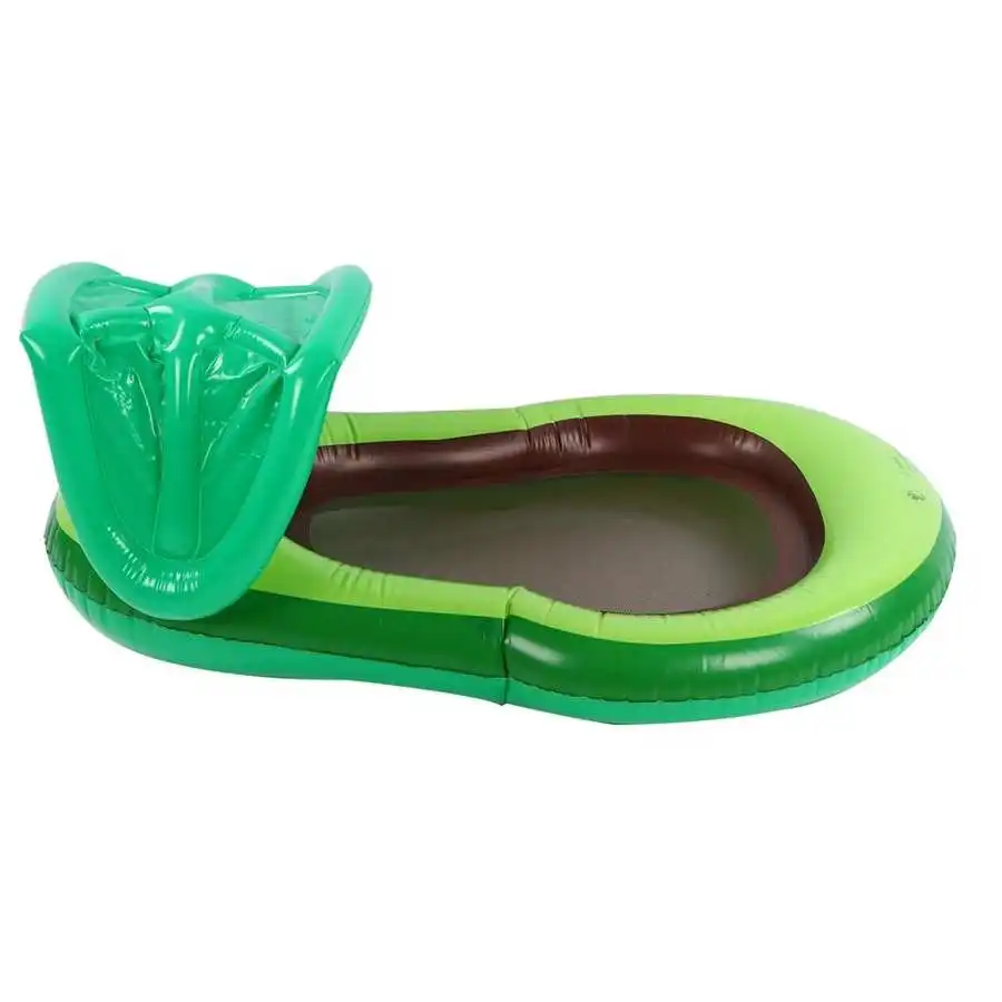 Бассейн поплавок надувной авокадо ряд ПВХ взрослая игрушка с навесом стул навес