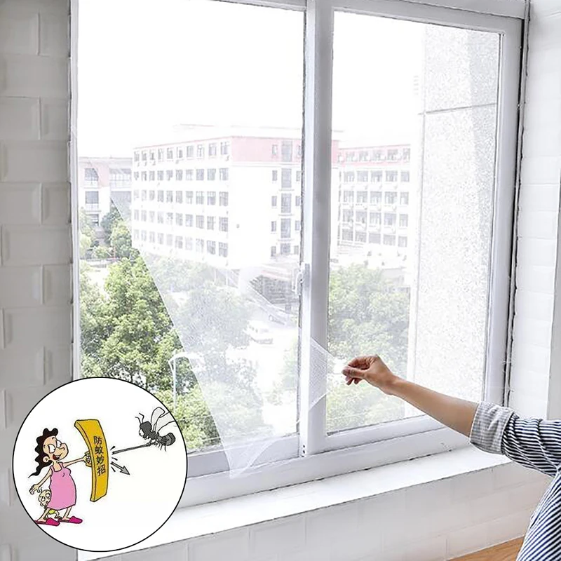

Anti-insect fly bug mosquito door window curtain net mesh screen protector cool
