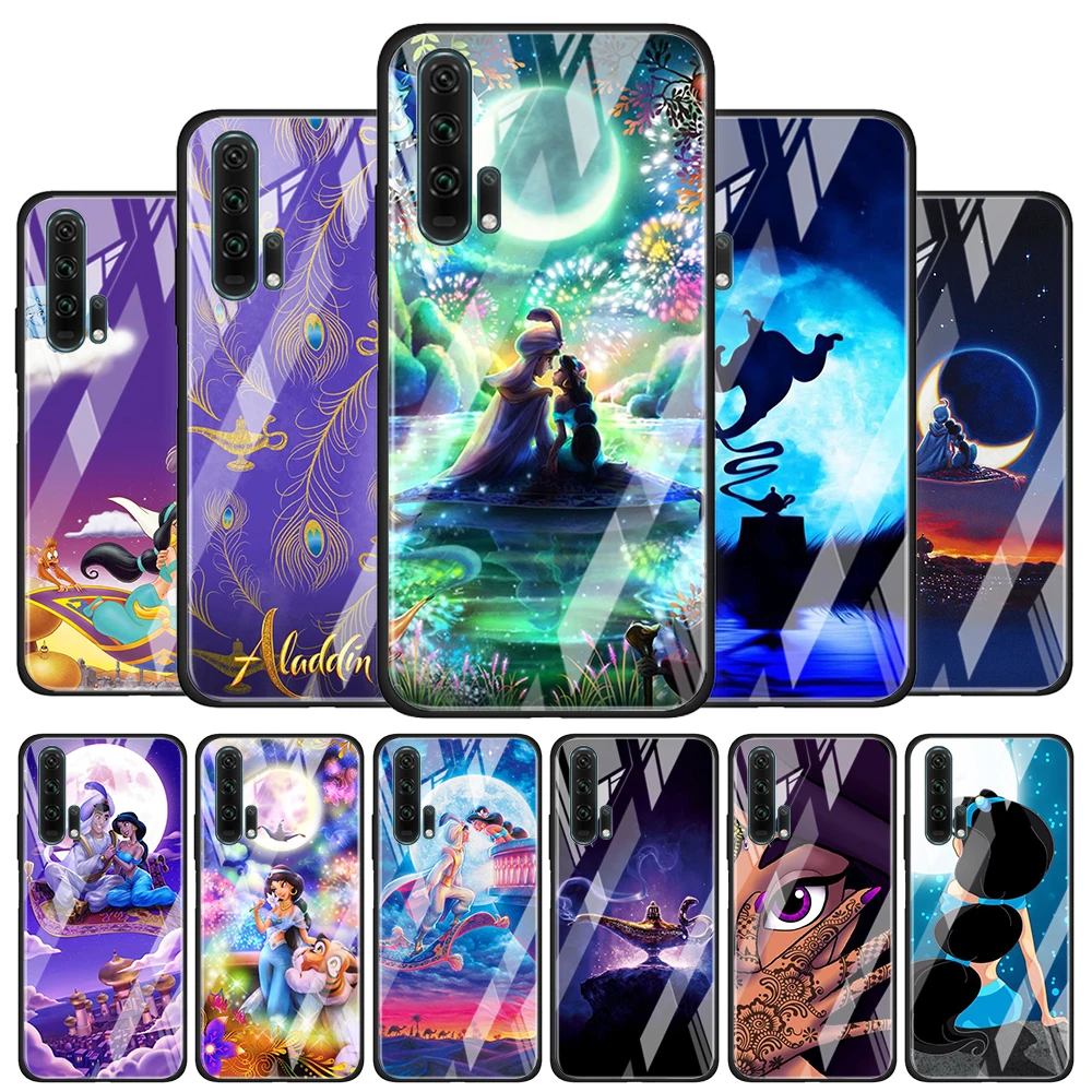 Чехол из закаленного стекла для Honor 30 20 10 9X 8X Lite Pro Plus силиконовый чехол телефона
