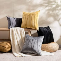 nordic cushion cover velvet pillow cover for sofa living room 4545 decorative housse de coussin nordic home decor