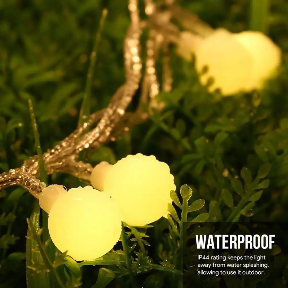 10/20/30/50/100M led globe Christmas String Light AC220V Outdoor waterproof Lighting wedding Party garden decorations lights | Лампы и