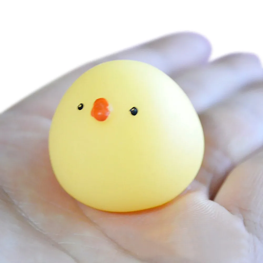 Мини мягкие милые желтые цыплята сжимают Abreact Забавный Шутка Подарок рост
