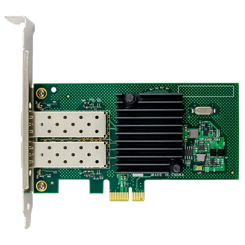 Гигабитная оптоволоконная Серверная сетевая карта I350AM2 PCI E X1 двойной оптический