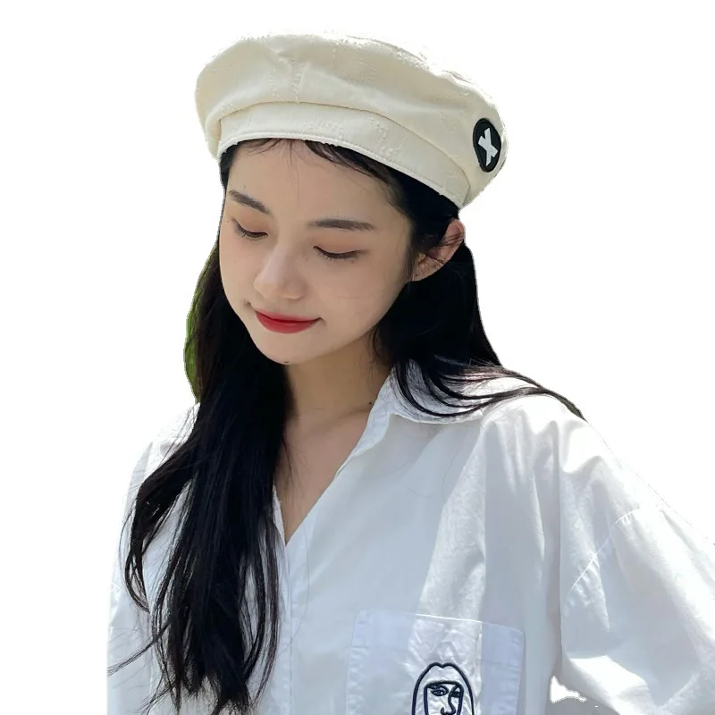 

Sparsil New Beret Caps For Women Autumn Winter Bonnet Hat Female Retro Black British Ins Painter HatsTrendy Elegant Ladies Cap