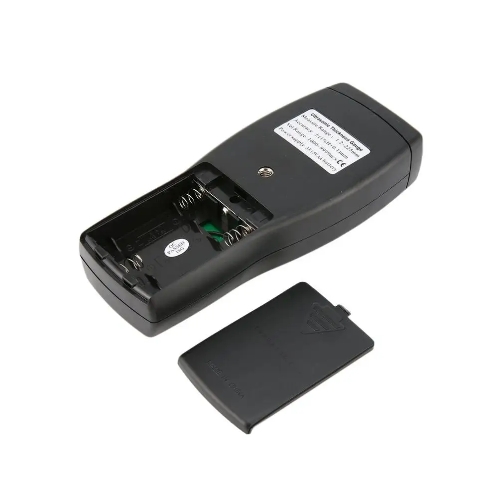 Цифровой ультразвуковой измеритель толщины звука скорости металла тестер