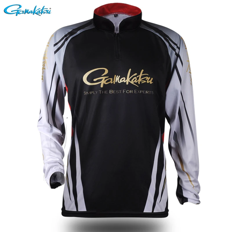 2021 Gamakatsu Clothing Long Sleeve Fishing Clothes Outdoor Sprots Sunscreen Breathable Ultrathin Summer Anti-UV Shirt | Спорт и
