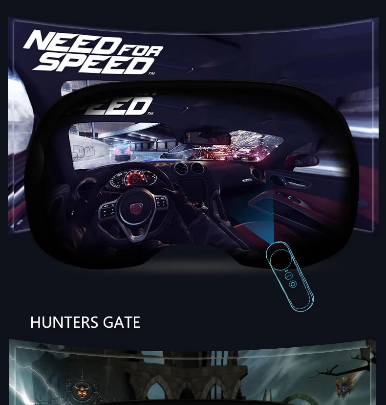 Шлем 9,0 VR Очки виртуальной реальности 3D очки Google Cardboard VR гарнитура коробка для 4,0-6,3 дюймового смартфона