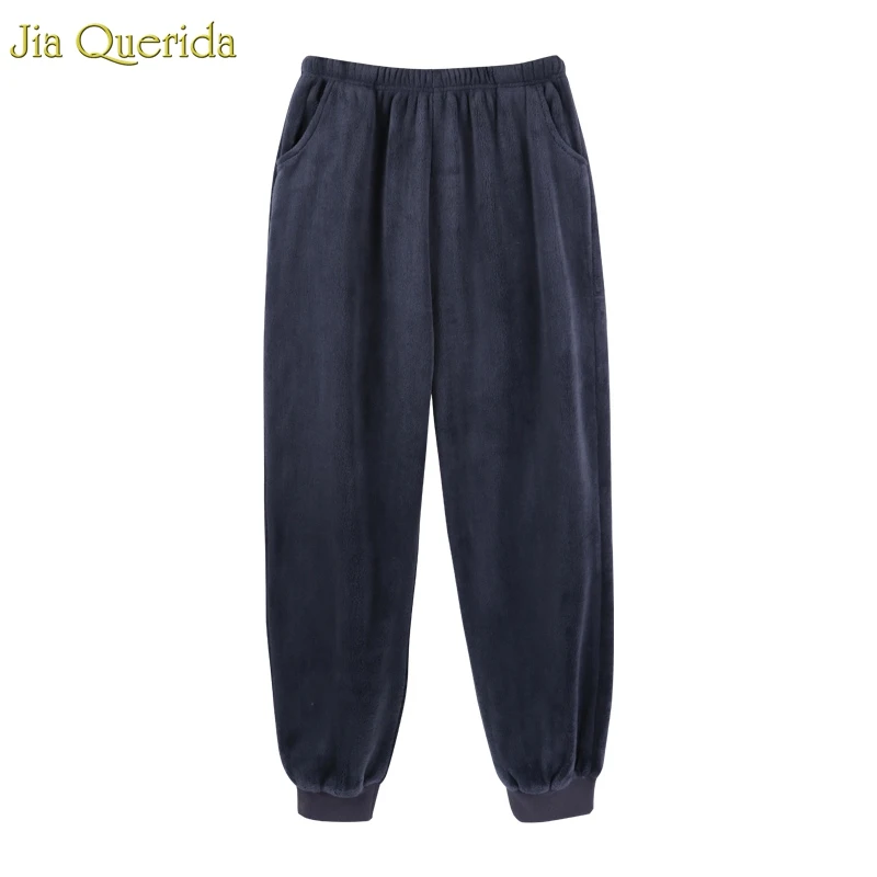 Фланелевые пижамные штаны женские зимние теплые для сна домашние