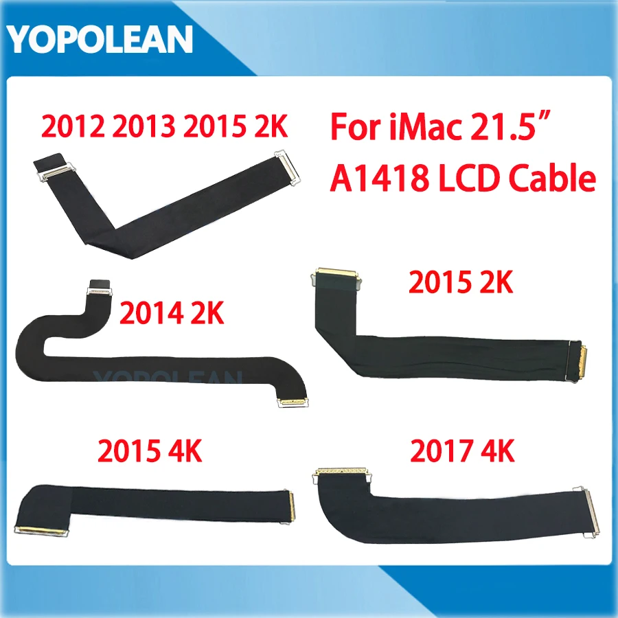 

New For iMac 21.5" A1418 LCD Cable LVDs LED Display Screen Cable 2K 4K Resolutions 2012 2013 2014 2015 2016 2017