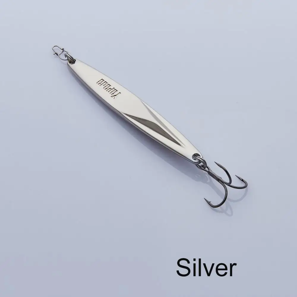 10g 15g 20g 25g Iron plate bait three reflective hooks with wear resistance and rust Suitable for sea fishing | Спорт и развлечения