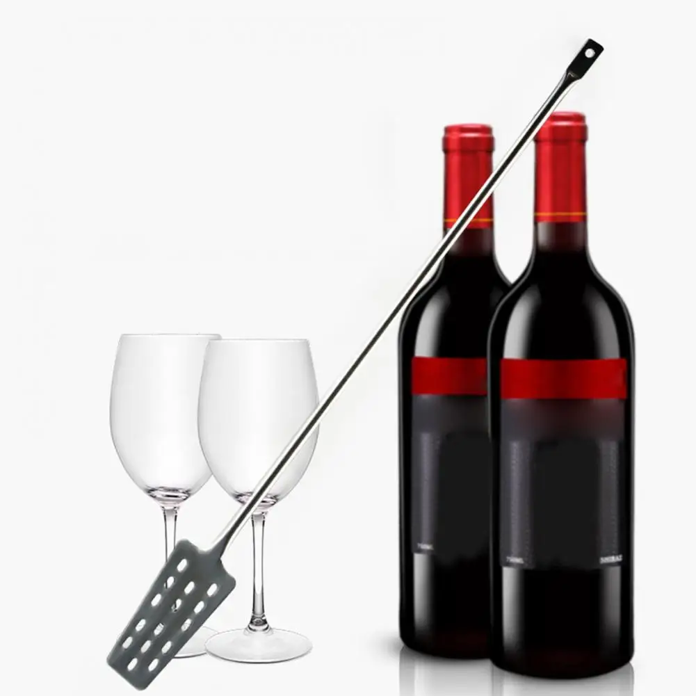 

50%HOTMash Stirrer Wear-resistant Sturdy Silver Color Wine Mash Paddle for Drink