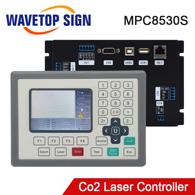 

WaveTopSign Leetro MPC8530S CO2 Laser Controller DSP Motion Control System Board user for Laser Engraving and Marking Machine