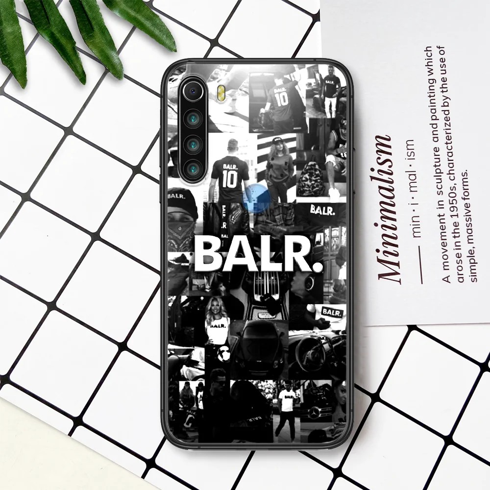 

Life Of A BALR Phone Case For Xiaomi Redmi Note 7 8 8T 9 9S 4X 7 7A 9A K30 Pro Ultra black Funda Pretty Cover Painting Cell Soft