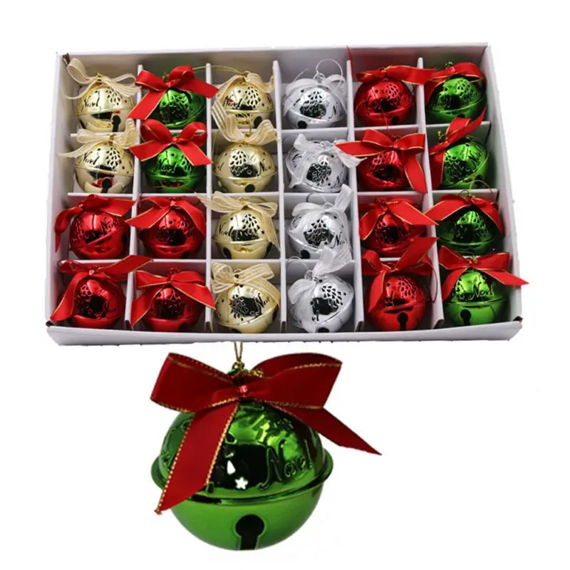 Орнаменты с рождественскими колокольчиками Рождественская елка подвесное