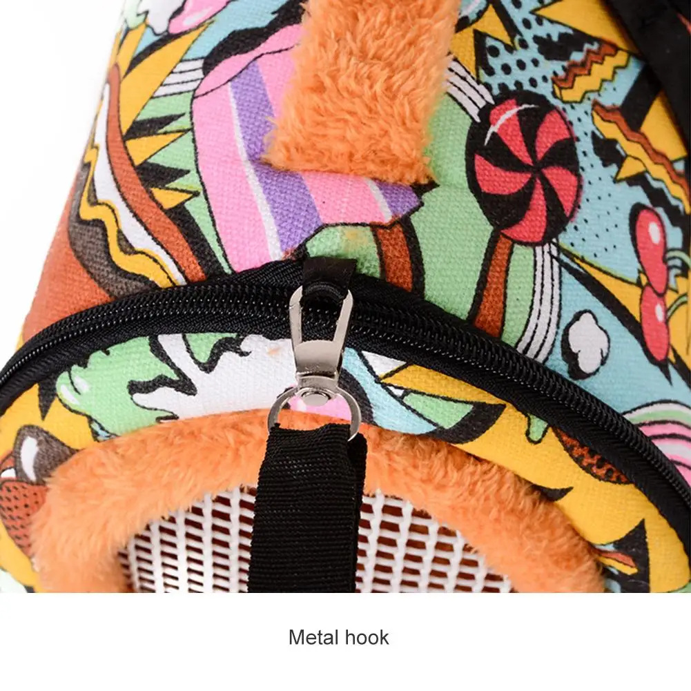 Маленькая наружная сумка для домашних животных переноска хомяков дышащая