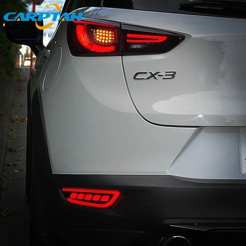 2 шт. светодиодные лампы для автомобиля Mazda CX3 2016 2017|Фара авто в сборе| |