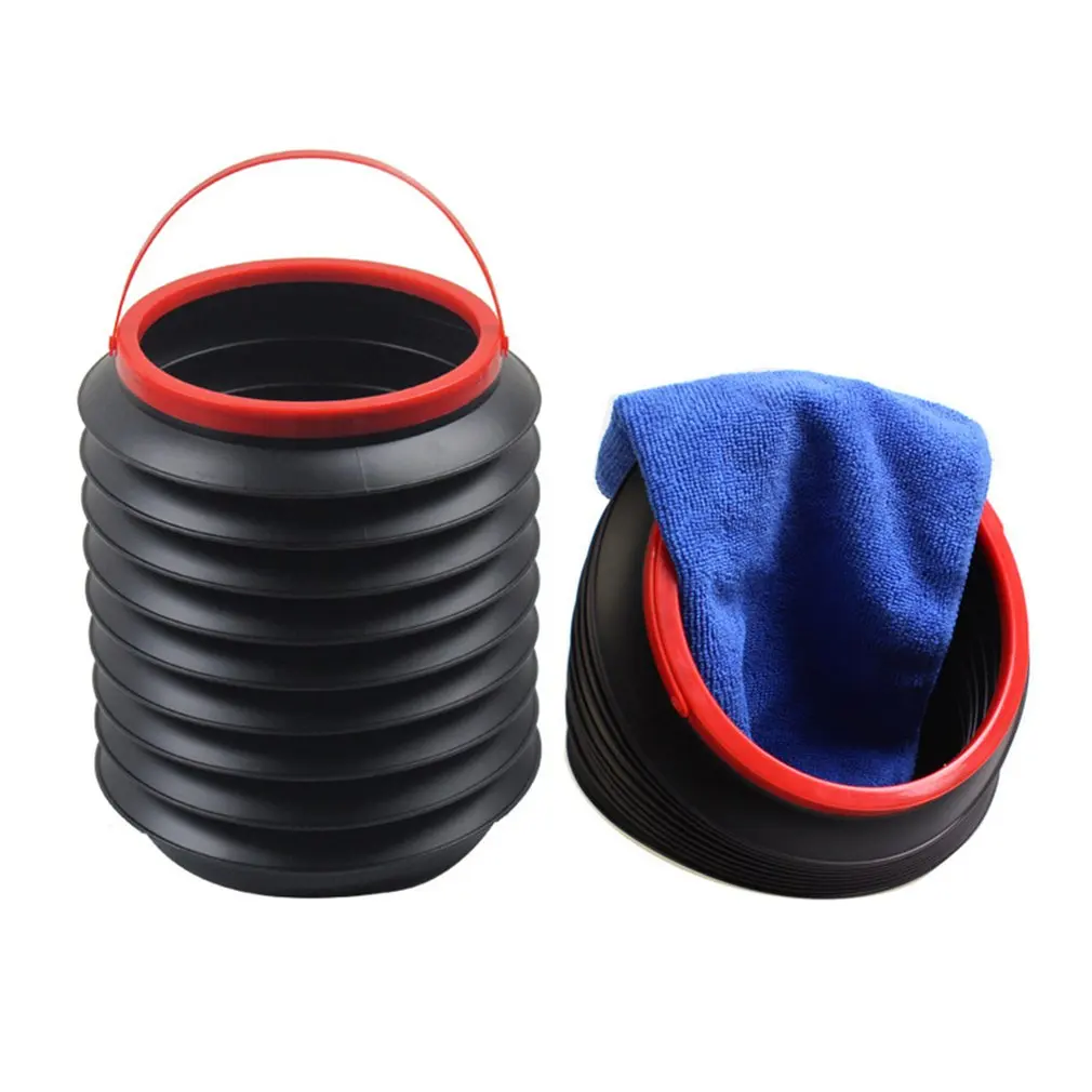 Автомобильный Телескопический бочонок складное ведро многофункциональный ящик