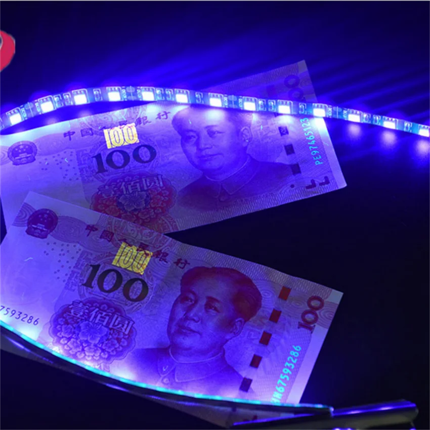 

Бесплатная доставка УФ Цвет smd5050 60 светодиодов/м шириной 10 мм PCB гибкие светодиодные ленты светильник не Водонепроницаемый светодиодные пол...