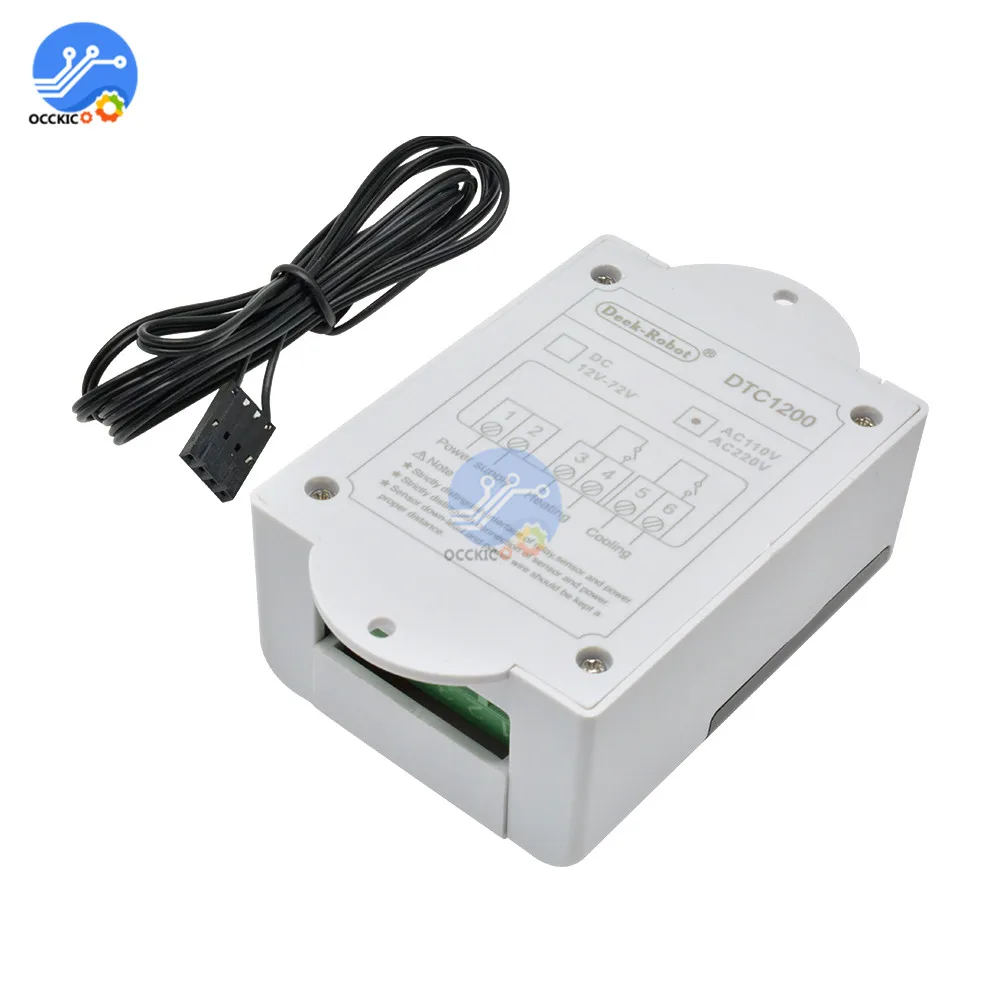 DTC1200 AC110 230V цифровой умный контроллер температуры набор холодного тепла для
