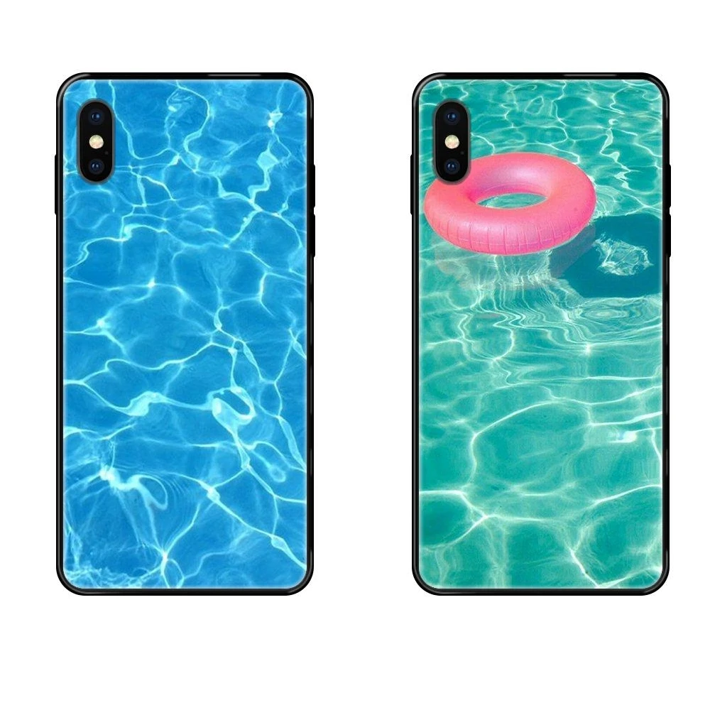 Милый бассейн для Huawei Honor Mate Play V10 View 10 20 20X 30 Lite Pro Y3 Y5 Y9 Nova 3 3i распродажа ТПУ черный