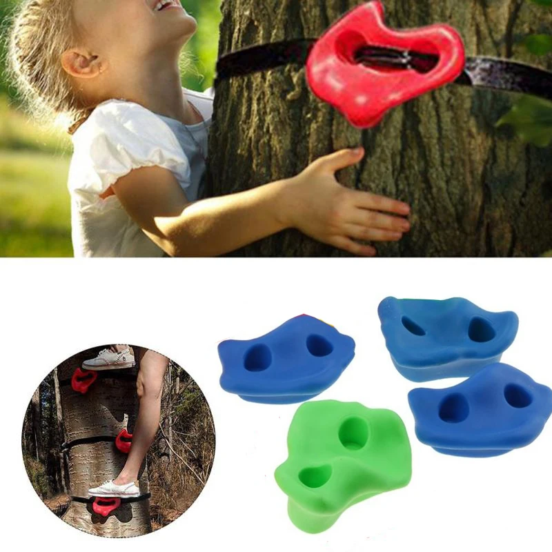 

Детские скалолазающие игрушки 5 шт., настенные камни, держатели для рук, наборы захватов, Пластиковая Детская уличная и комнатная игровая пл...