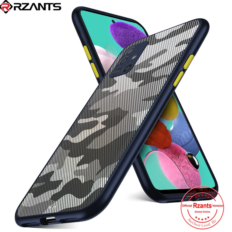 

Rzants For Samsung Galaxy A51 A71 A52 A72 A32 4G 5G Case Soft Casing [Camouflage] Ultra Slim Thin Matte Anti fingerprintCover