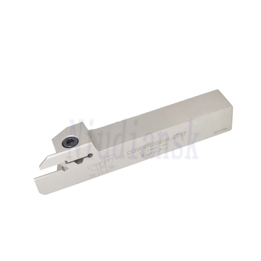 

1pc CGWSL1212J-2D24 CNC Lathe Tool CGWSR2020K-2T17 Slotting Tool Holder CGWSR2525M-3T20 Grooving Turning Tool Arbor CGWSR CGWSL