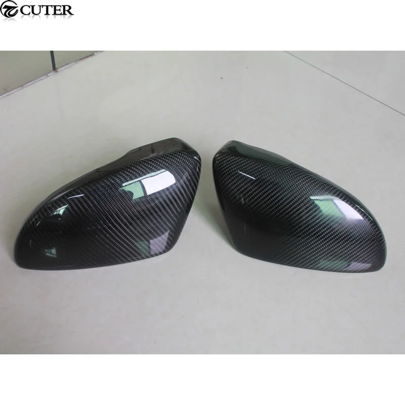 Полностью Сменные колпачки для автомобильного зеркала Golf 6 Mk6 из углеродного
