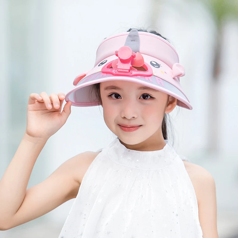 

1PC USB Charging Fan Hat with Adjustable Cap Circumference Portable USB Breathable Sun Cap with Fan Electric Gadget