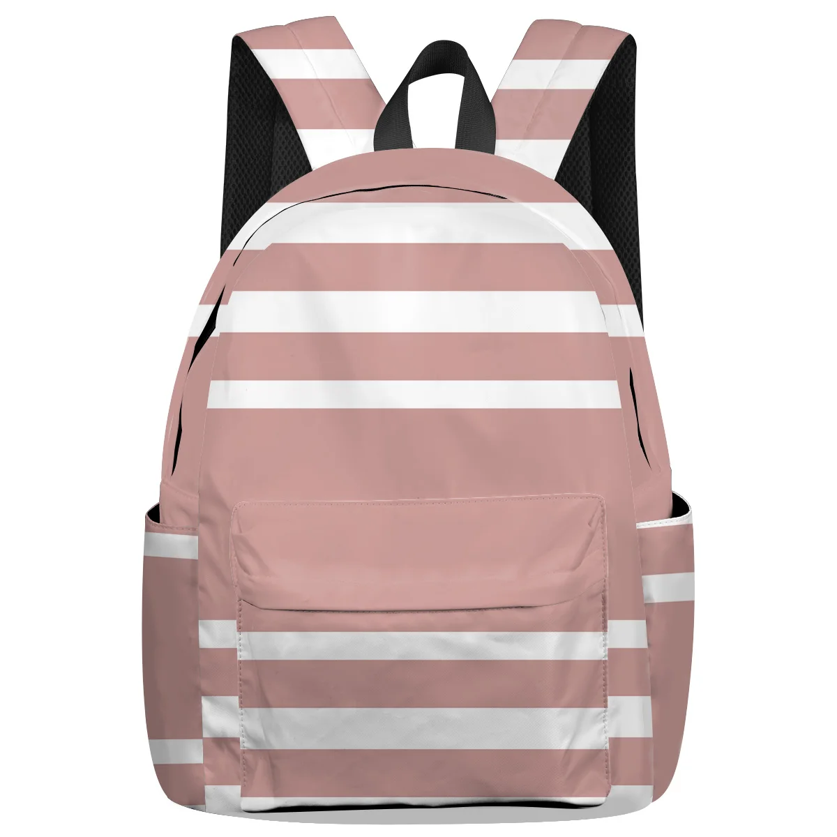 Розовый геометрический полосатый рюкзак для подростков дорожные сумки школьные
