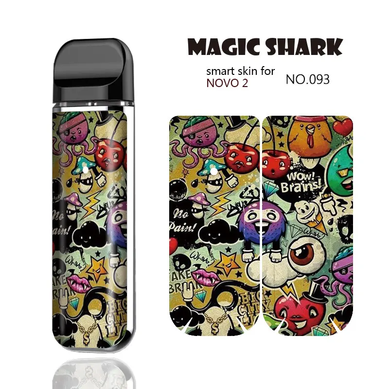 Чехол Magic Shark из ПВХ с наклейкой в виде черепа GTA5 Toroto Berry пленка для полной упаковки