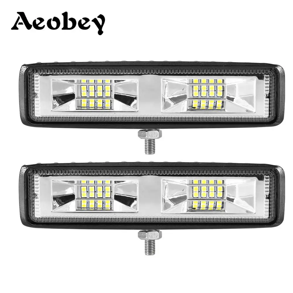 Led-светильник-Бар 18 Вт 48 Вт 42 Вт 54 Вт Светодиодный светильник для 4x4 внедорожника 12В 24В светодиодный рабочий светильник для туман светильник Реверсивный светильник светодиодный Подсветка