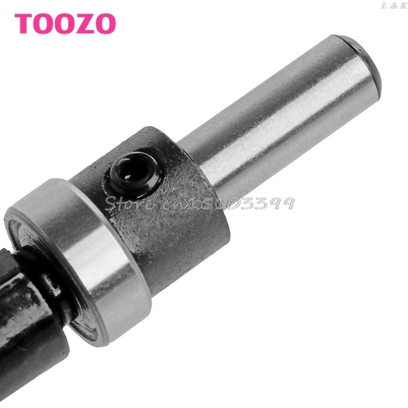 Концевой концевой Фрезер с верхним и нижним подшипником 1 &quotH X 1/4&quot хвостовик