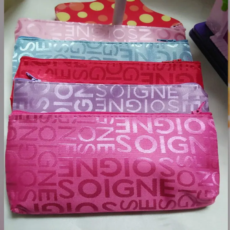 Женская портативная Милая многофункциональная косметичка на молнии для