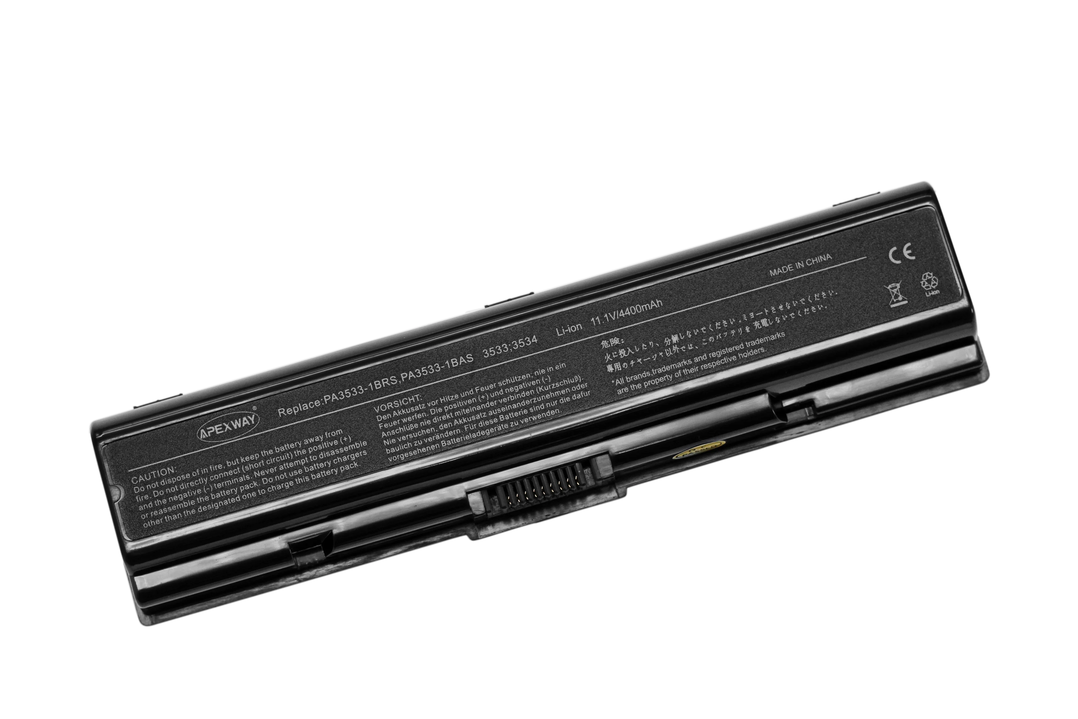 4400 мА/ч, Батарея для Toshiba PA3533U-1BAS PA3534U-1BRS PA3534U для спутникового A500 A205 A21 A300 A200 L300 L450D L500 L505 A215