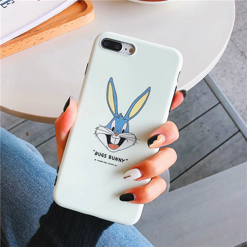 style 5 Чехол для телефона аниме Симпсоны для iPhone X, 6, 6 S, 7, 8 Plus, чехол для iPhone XR, XS MAX, милый мультяшный чехол с кроликом, чехол для iPhone 7, чехол для iPhone 11, 11pro, 11peo Max, чехол, Fundas - Цвет: style 5