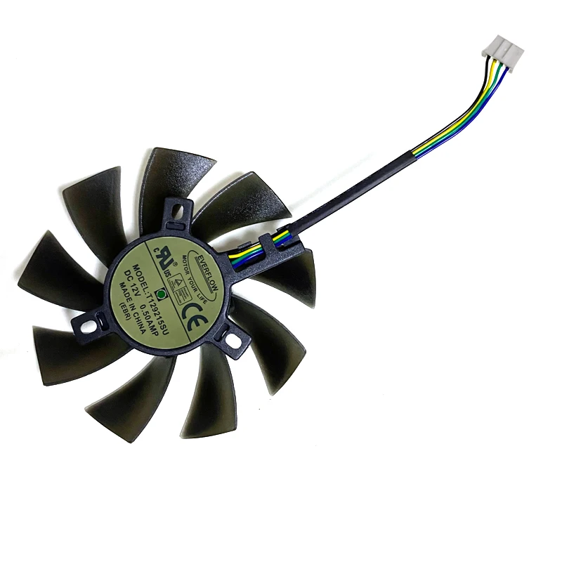 DIY 85 мм 40 T129215SH 4Pin ПК вентилятор охлаждения для ZOTAC N1060IXOC 6GD GTX 1060 3GB Мини GPU Радиатор