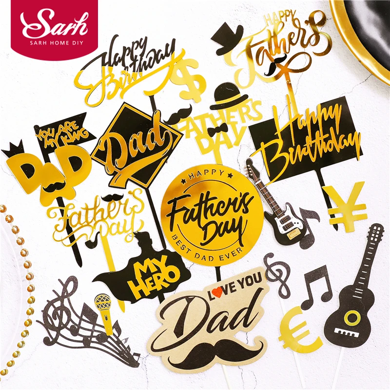 Лучший Папочка на День отца акриловый торт Топпер для папы украшения день