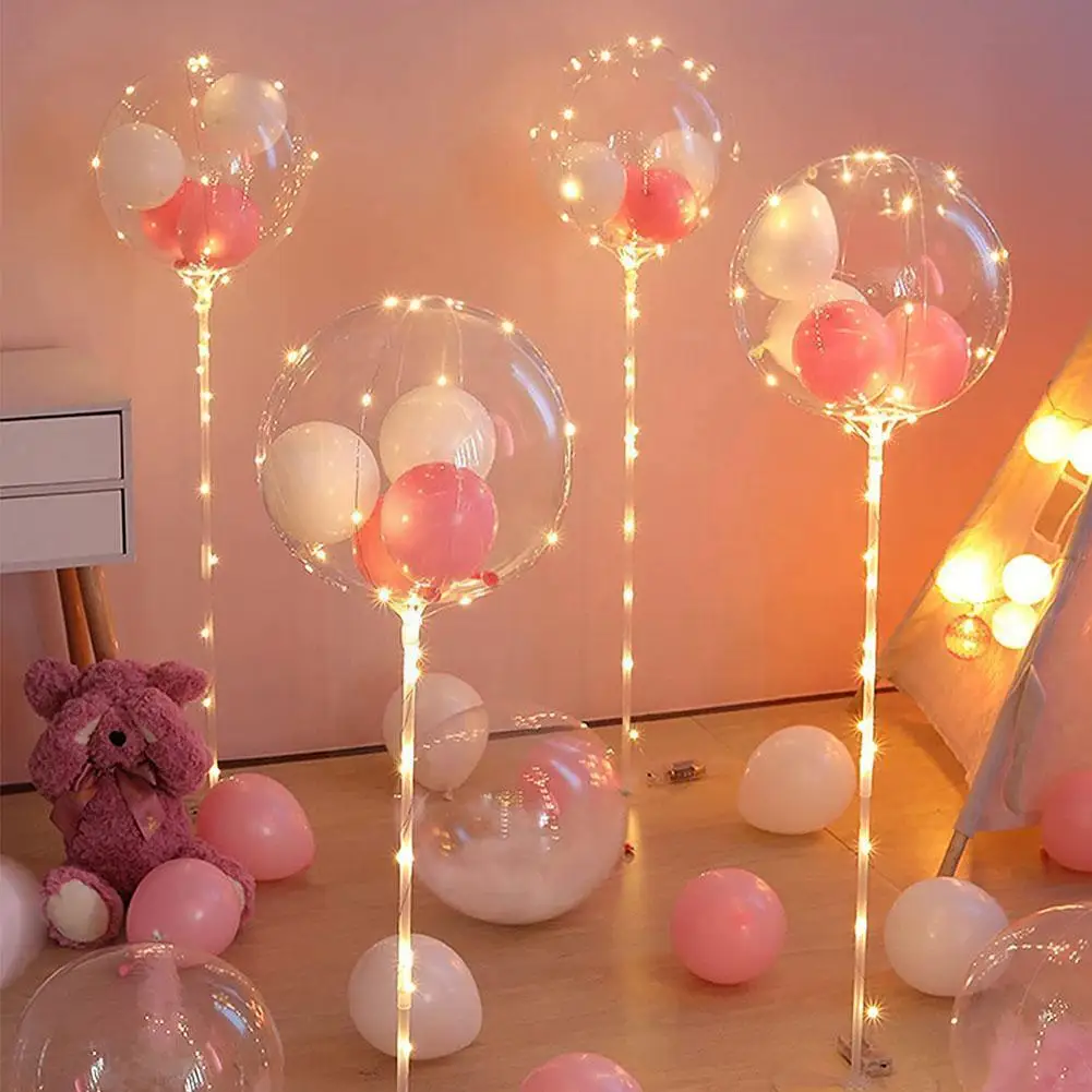 

10pcs 11 Inch Transparent Silly Bubble Balloon Clear Globes Wedding Anniversary Helium Shower Party Decor Air Baby Inflatab F3o9