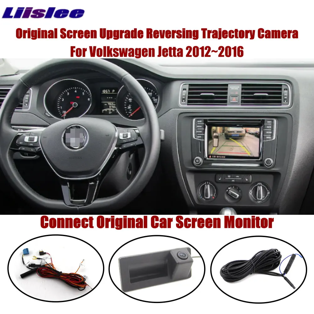Автомобильная камера заднего вида для Volkswagen VW Jetta 2012 2016 парковочная оригинальный