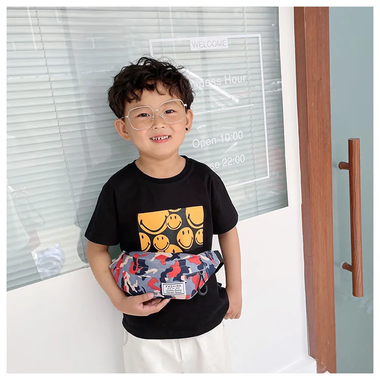 Женская многофункциональная нагрудная сумка с камуфляжным принтом