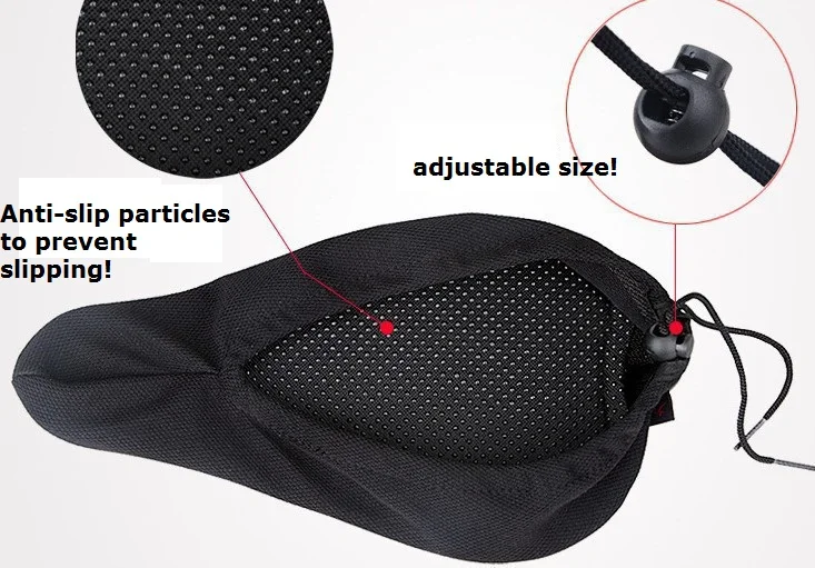 Удобное Мягкое сиденье с подушкой чехол для велосипеда высокое качество