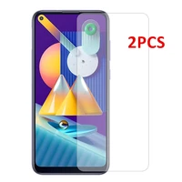 2pcs screen protector for samsung galaxy m11 m21 m31 m30s m30 tempered glass protective phone film for samsung j7 max g615