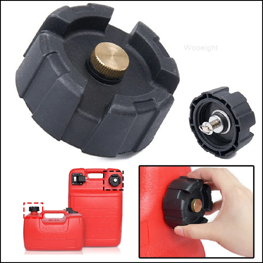 

Wooeight 1x Boat Gas Cap Fuel Oil Tank Cover Universal For 12L 24L Boat Outboard Engine Thread Tank Gas Cap Yacht Accessories