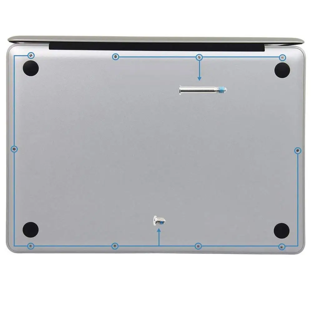 10 шт. новый винт для розетки Mac Book Pro A1278 A1286 A1297 набор винтов с нижним основанием