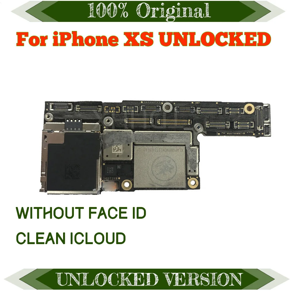 Оригинальная материнская плата для iphone XS Бесплатный iCloud для iphone xs материнская плата с системой IOS материнская плата FACE ID да нет
