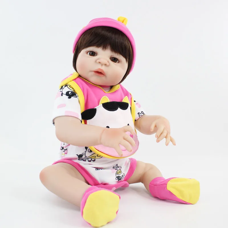Кукла реборн силиконовая Мягкая виниловая 55 см | Игрушки и хобби