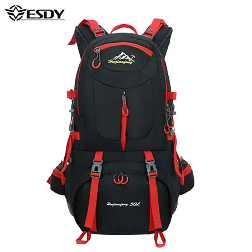 Походный рюкзак 50 л рюкзаки водонепроницаемый мужской уличный для кемпинга