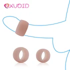 Силиконовое кольцо EXVOID 2 шт., секс-игрушки для мужчин, эластичные кольцо-рукав для пениса эрекции при задержке эякуляции